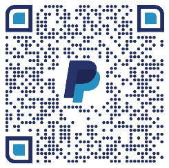 Scan me! for an easy way to donate online!